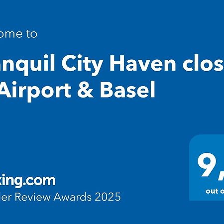 Tranquil City Haven Close To Airport & Basel Saint-Louis  Exteriör bild